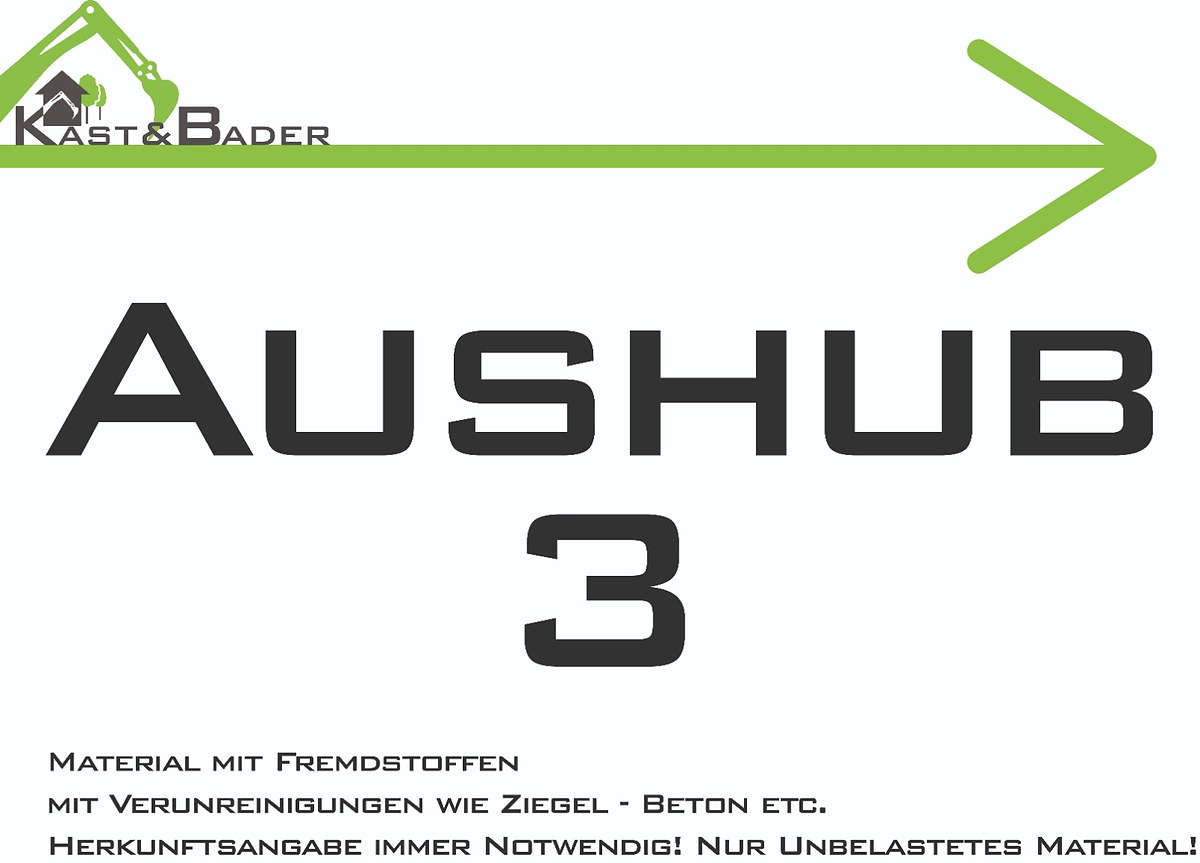Aushub mit Fremdstoffen auf dem Platz in Bellenberg
