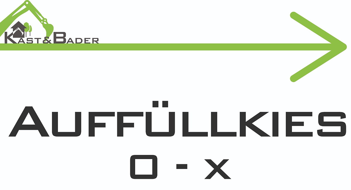 Auffuellkies 0-X auf dem Lagerplatz Bellenberg