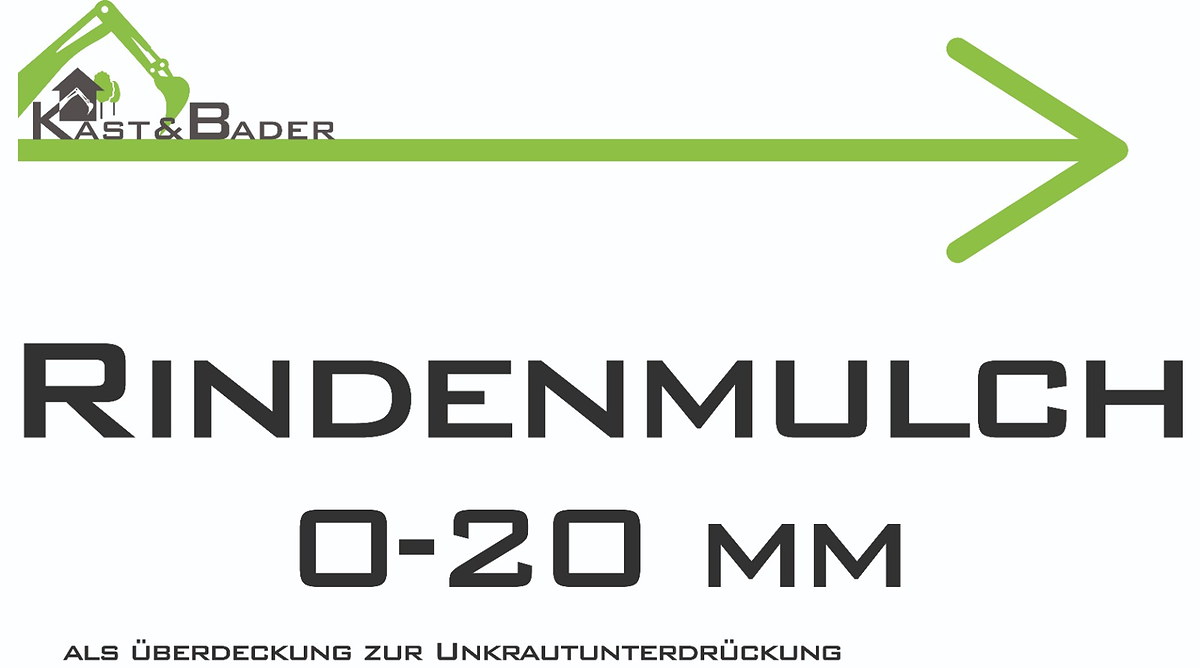 Rindenmulch 0/20 auf dem Lagerplatz Bellenberg